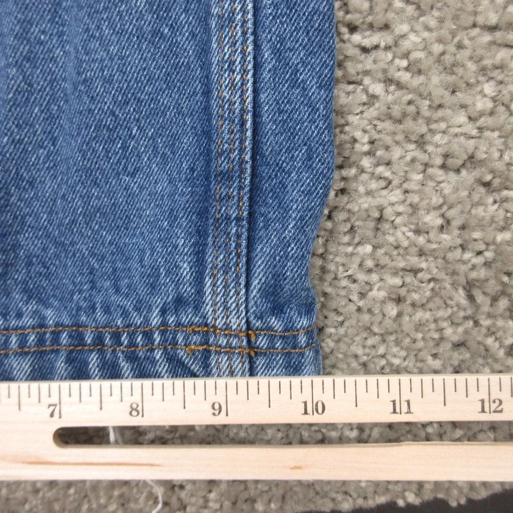 Duluth Jeans Mens 50x32 Blue Workwear Faded Heavy Cotton Relaxed Denim Pants